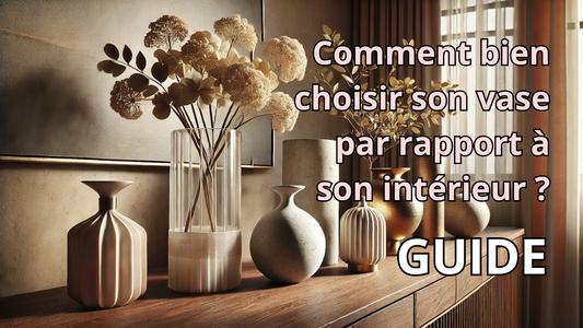 Comment bien choisir son vase par rapport à son intérieur ?