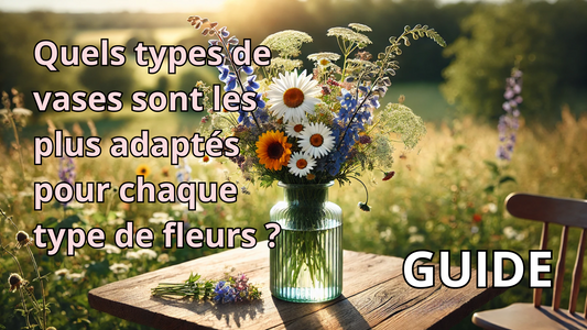 Quels types de vases sont les plus adaptés pour chaque type de fleurs ?