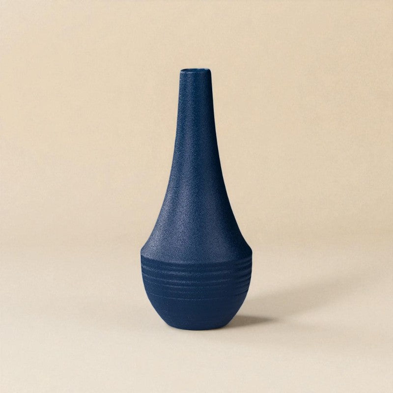 Vase Céramique moderne bleu foncé type 11