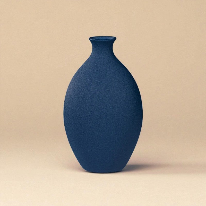 Vase Céramique moderne bleu foncé type 12