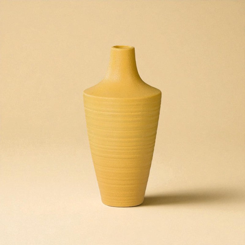 Vase Céramique moderne jaune type 2