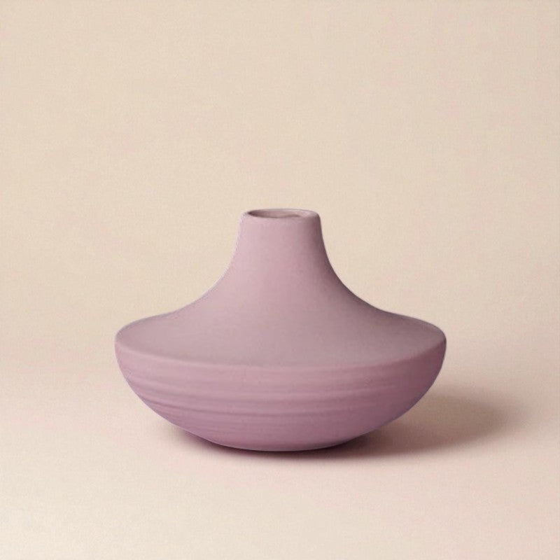 Vase Céramique moderne rose type 1