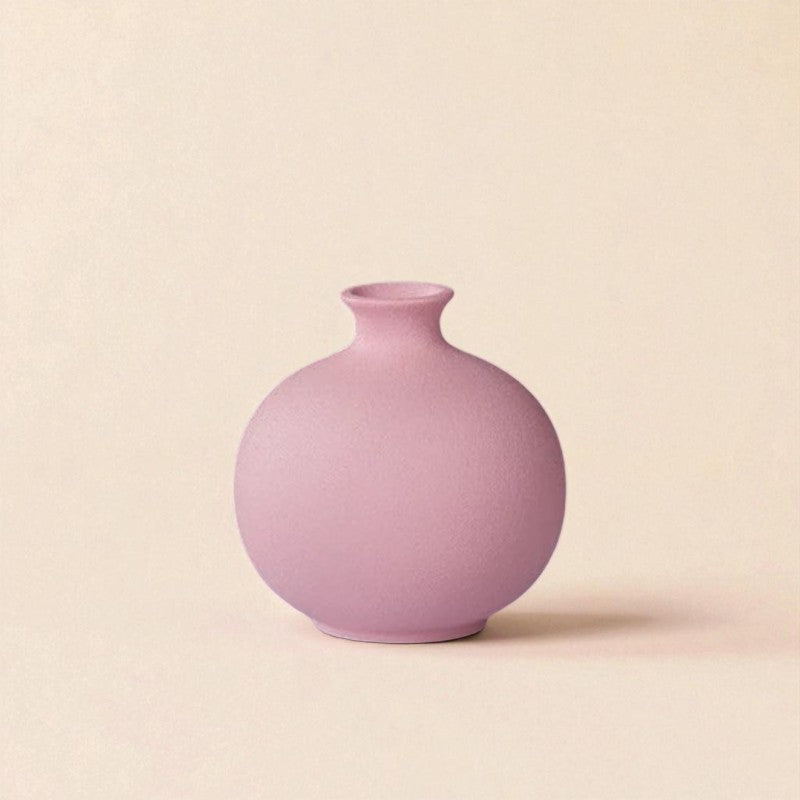 Vase Céramique moderne rose type 4