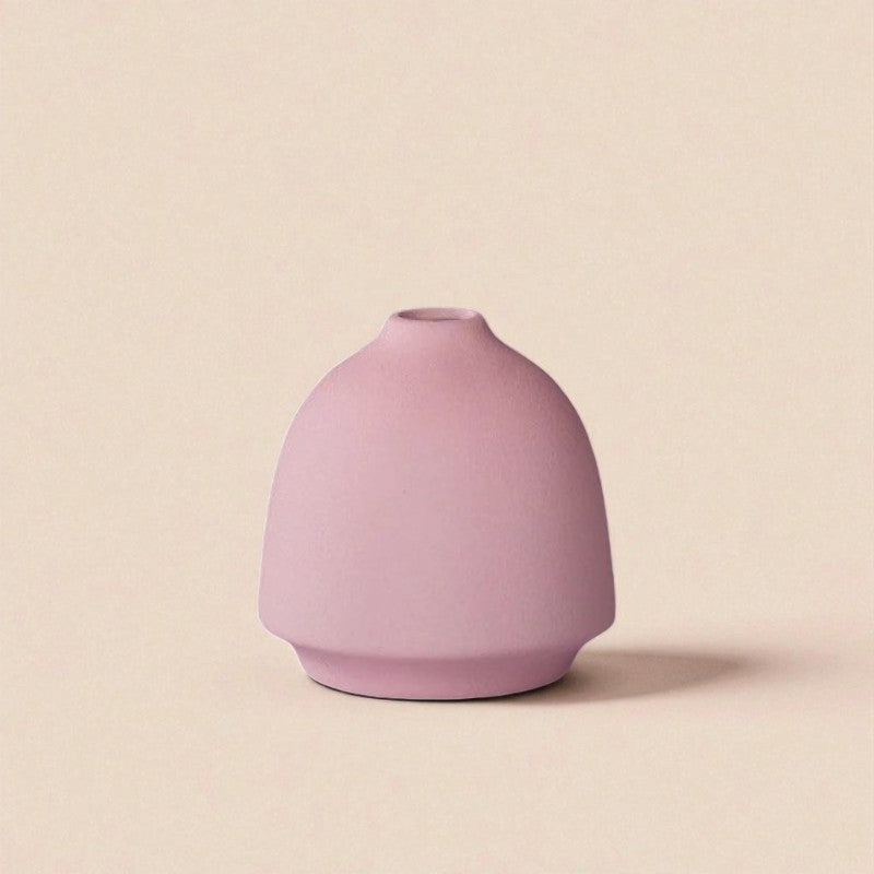 Vase Céramique moderne rose type 7