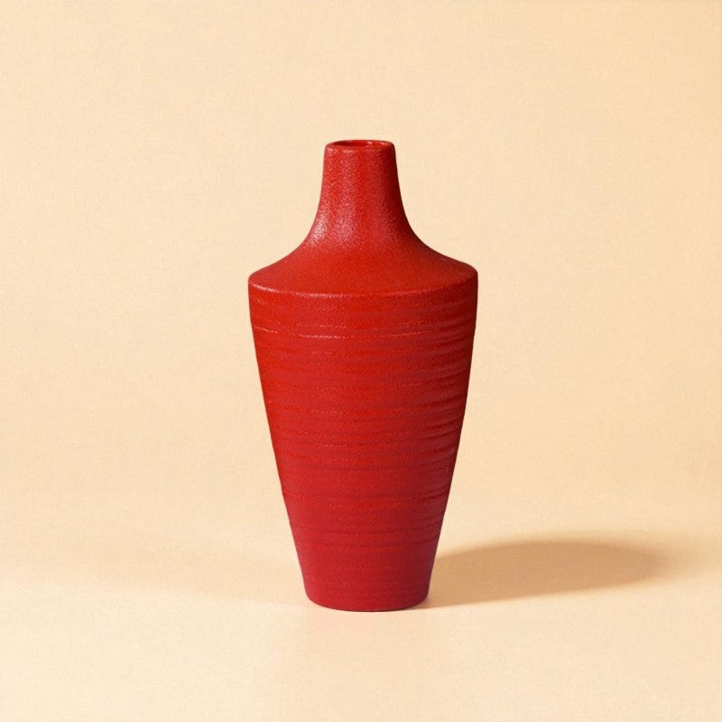 Vase Céramique moderne rouge type 4