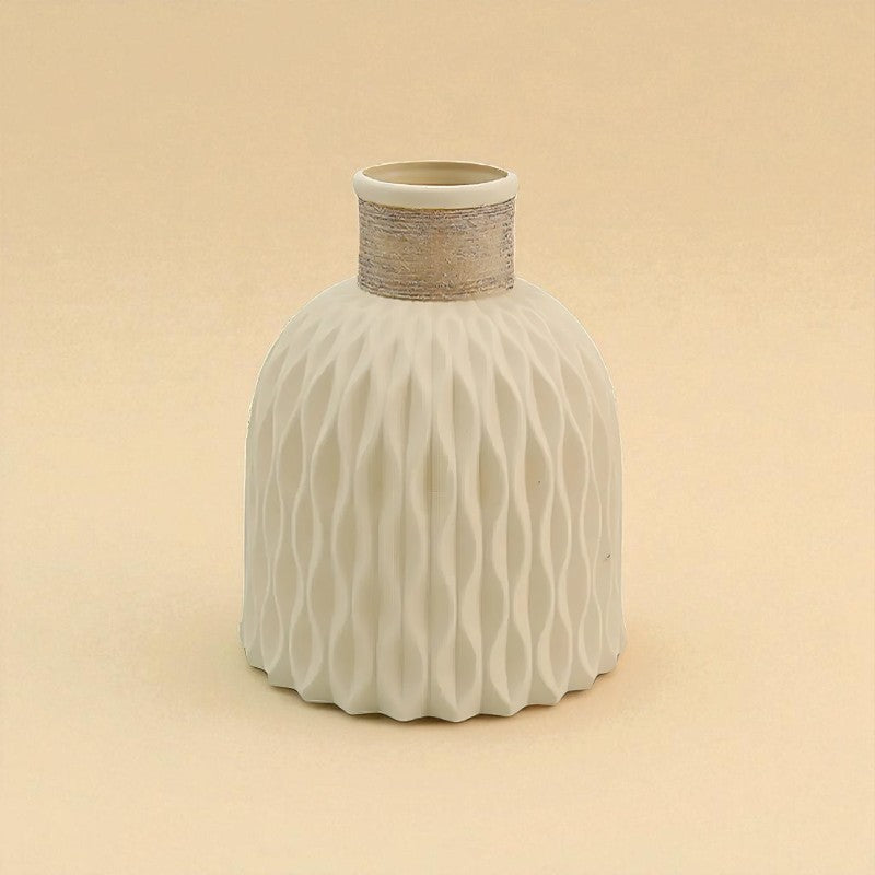 Vase ananas beige