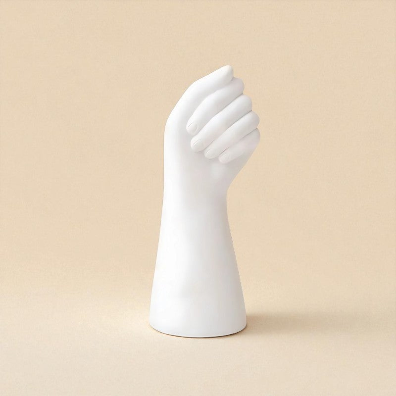 Vase attrape fleur blanc