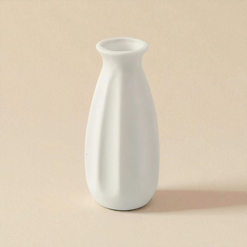 Vase céramique blanc type 10