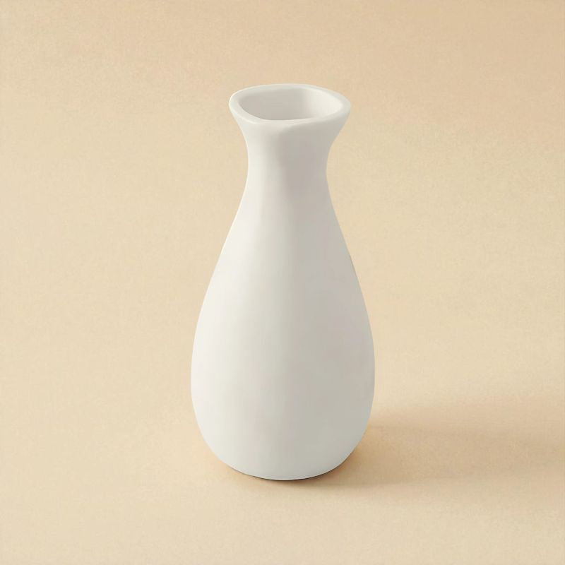 Vase céramique blanc type 17