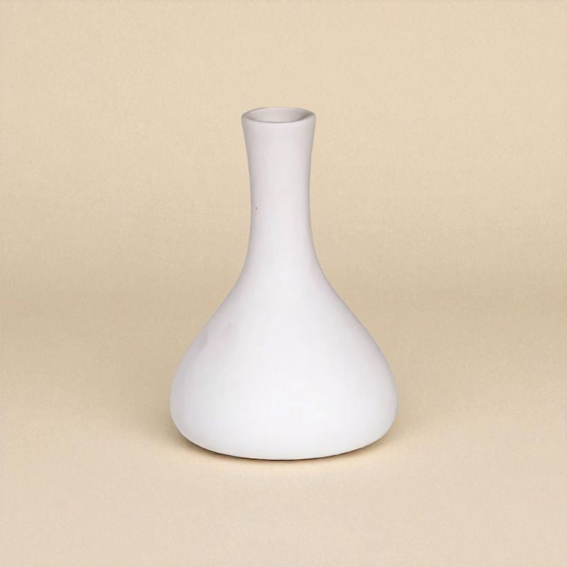 Vase céramique blanc type 3