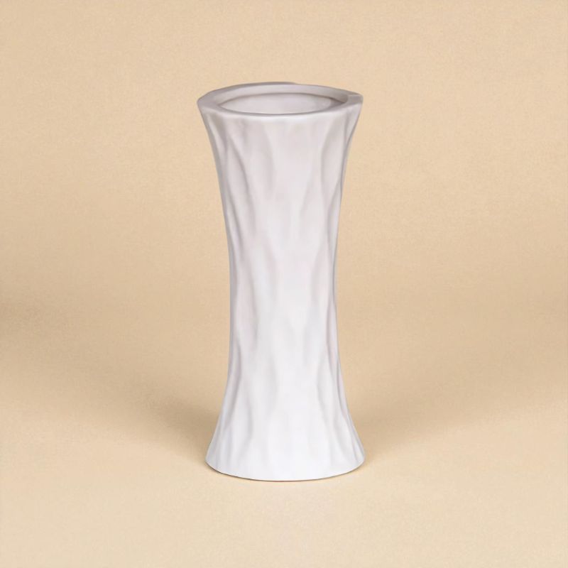 Vase céramique blanc type 7