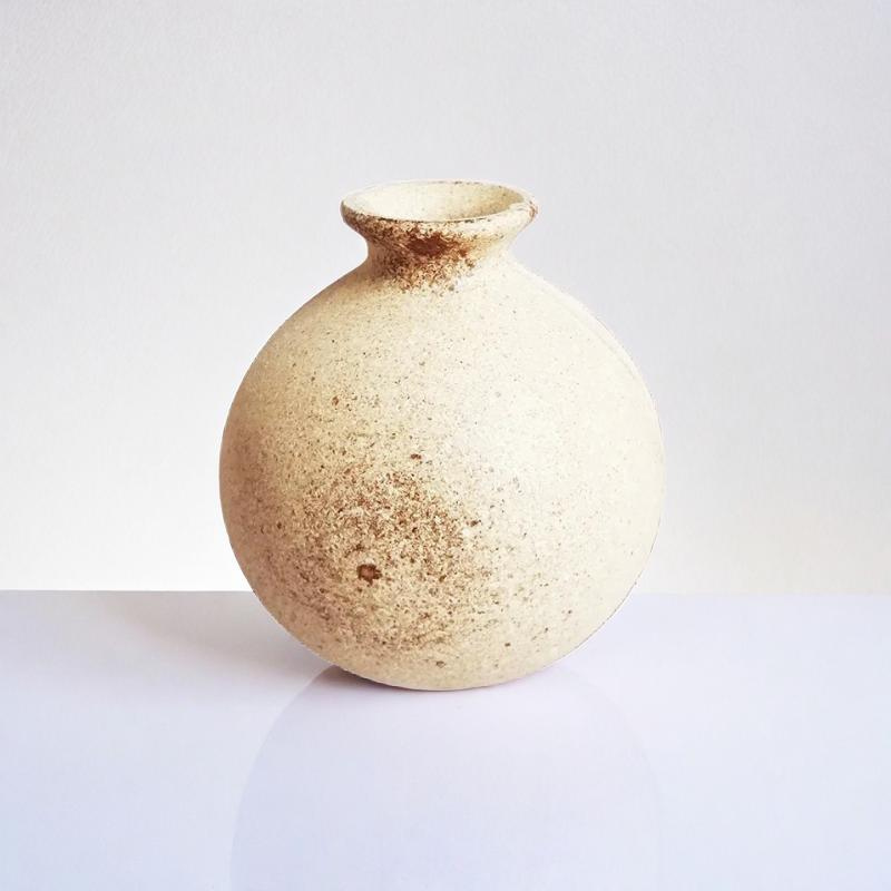 Vase en bois rétro bourse