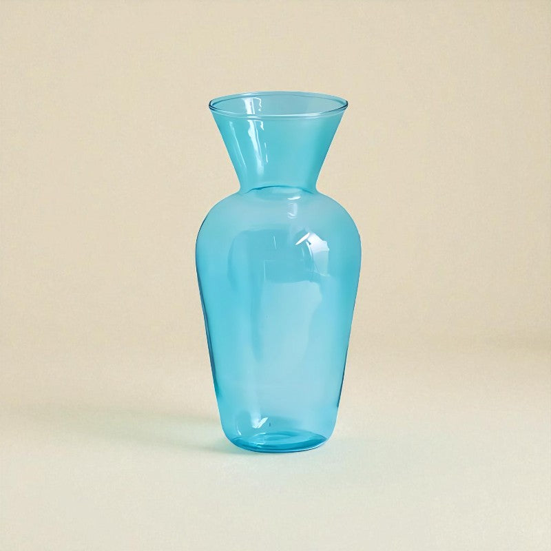 Vase en verre bleu type 2