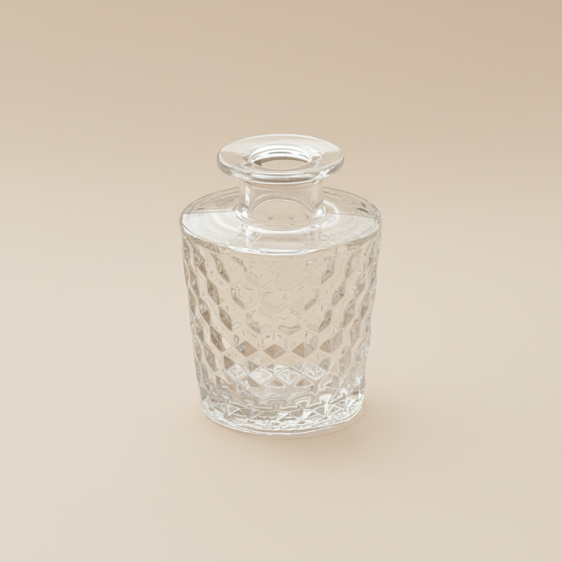 Vase en verre mini transparent type 6