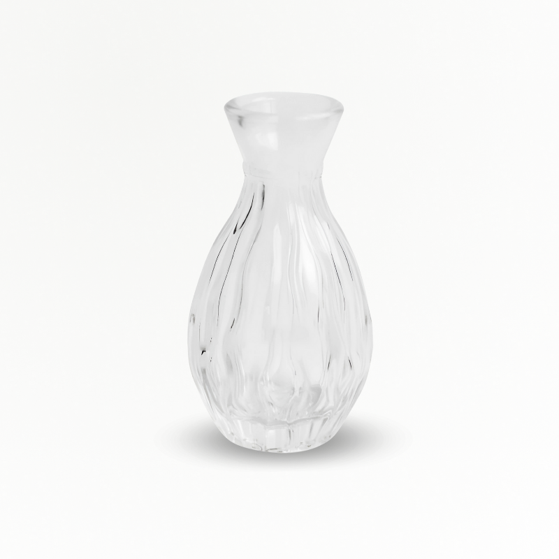 Vase en verre transparent type 1
