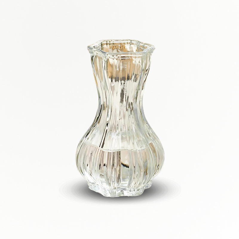 Vase en verre transparent type 2