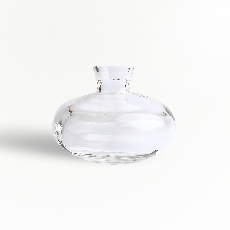 Vase en verre transparent type 3