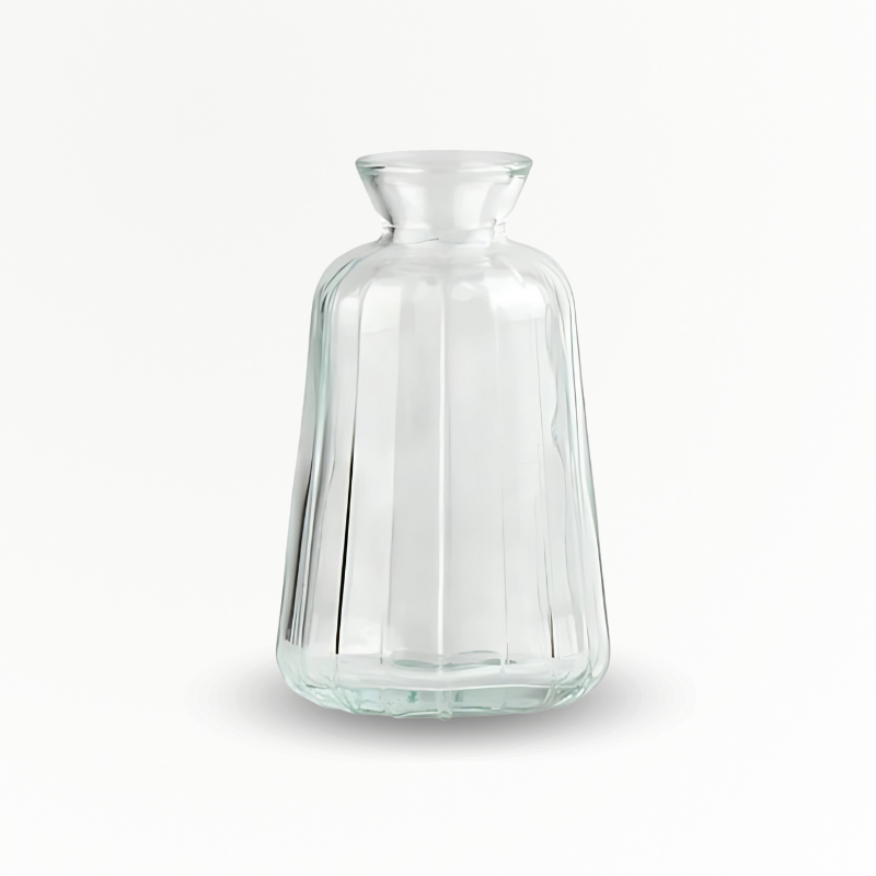 Vase en verre transparent type 7