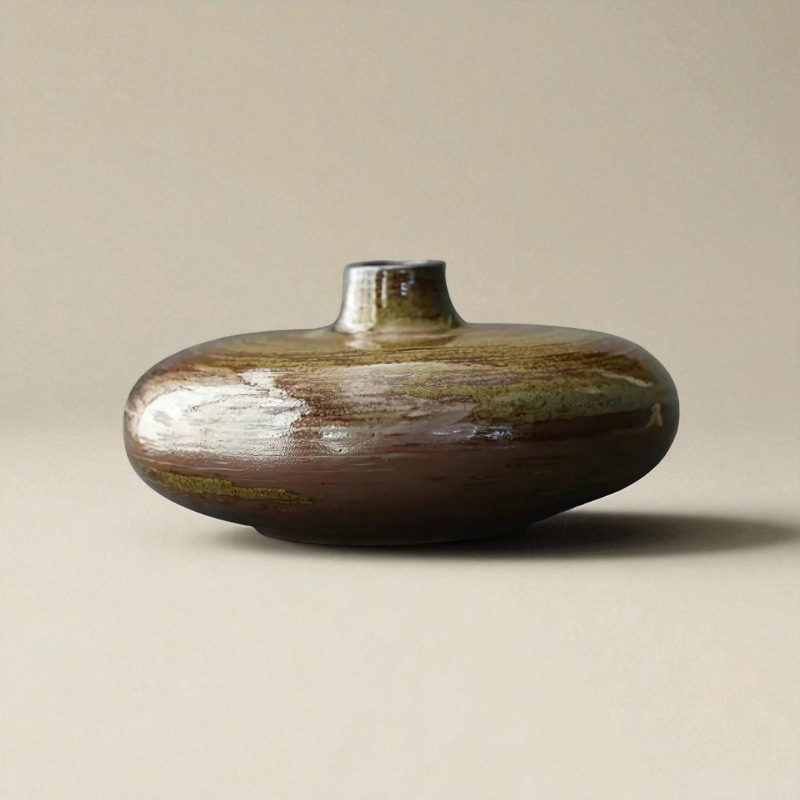 Vase japonais plat type 10