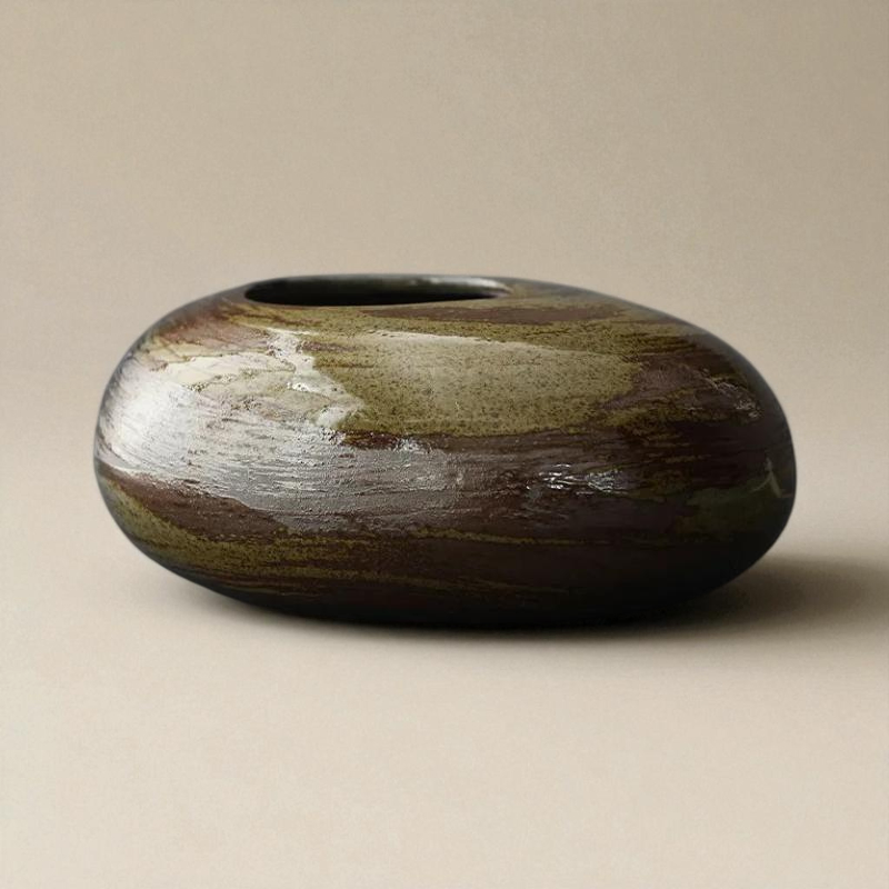 Vase japonais plat type 8