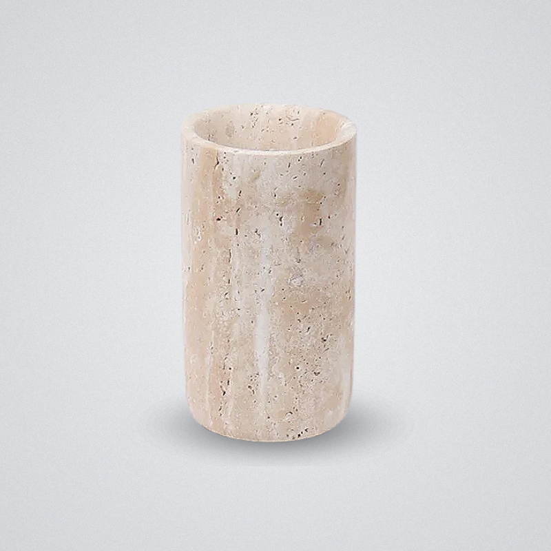Vase marbre cylindrique