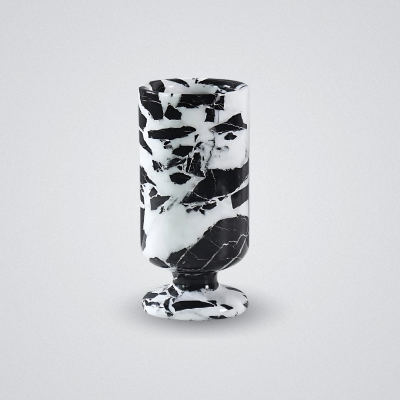 Vase marbre napoléon noir