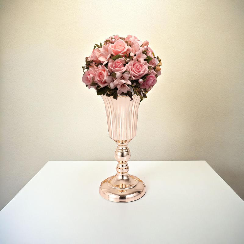 Vase métal calice taille S