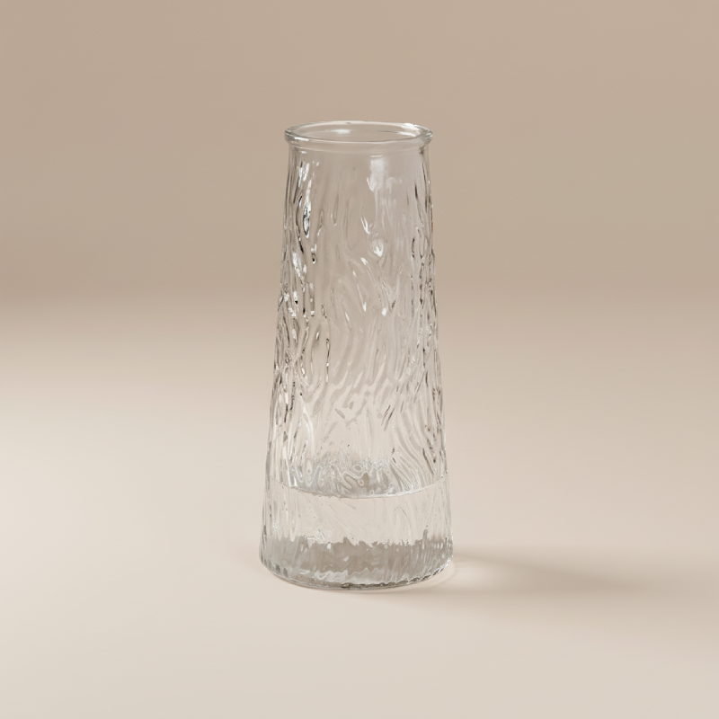 Vase transparent base large type 2