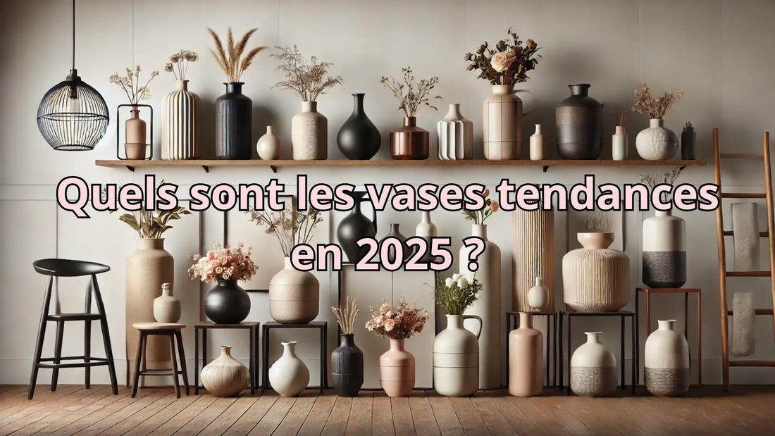 Quels sont les vases tendances en 2025 ?