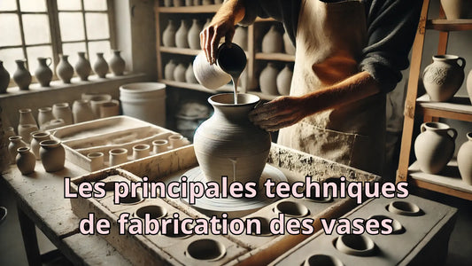 Quelles sont les principales techniques de fabrication des vases ?