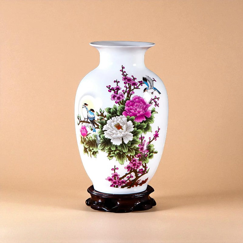 Vases avec Décor Florale