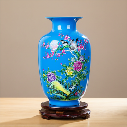 Vases en porcelaine asiatique – Motifs floraux et couleurs éclatantes L'univers-du-vase