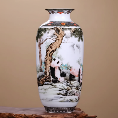 Vases en céramique décorative – Motifs chinois traditionnels