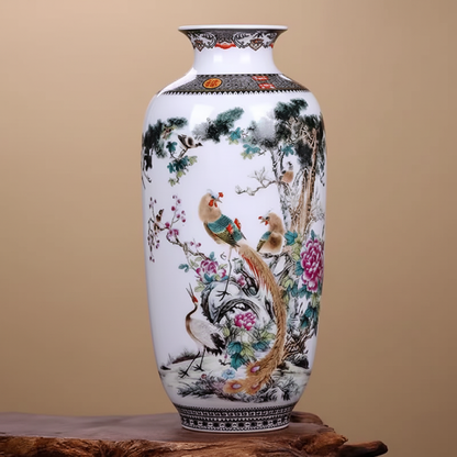 Vases en céramique décorative – Motifs chinois traditionnels