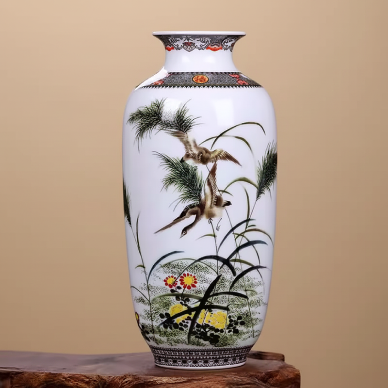 Vases en céramique décorative – Motifs chinois traditionnels
