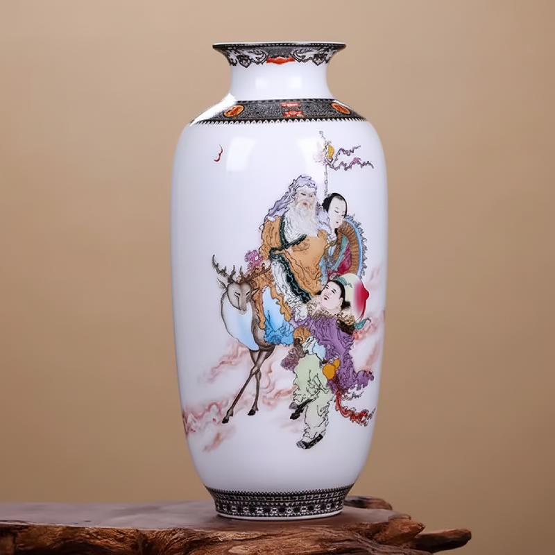 Vases en céramique décorative – Motifs chinois traditionnels