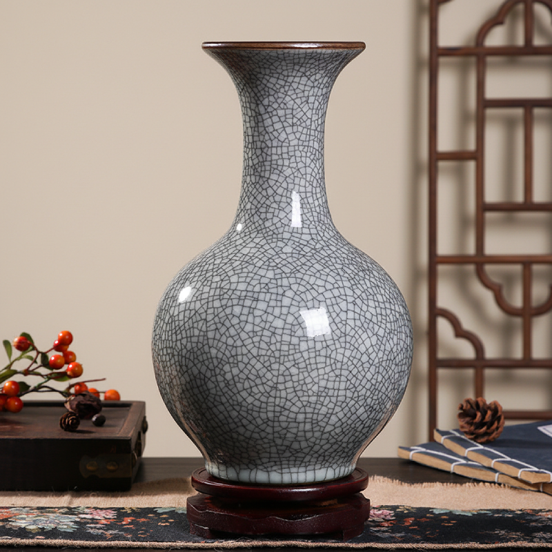 Vases en céramique craquelée – Design épuré et raffiné