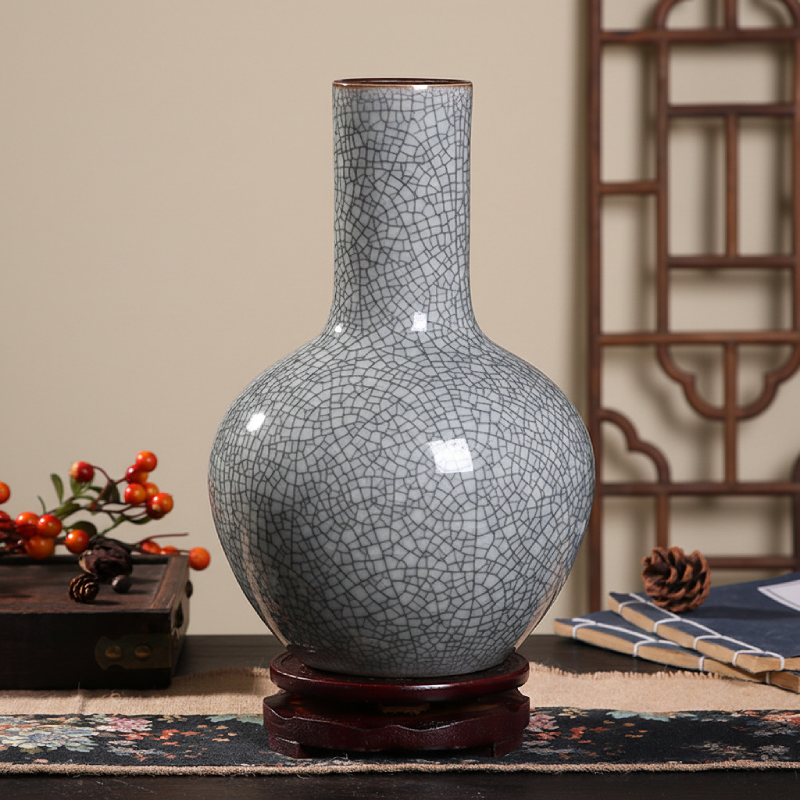 Vases en céramique craquelée – Design épuré et raffiné