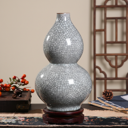 Vases en céramique craquelée – Design épuré et raffiné