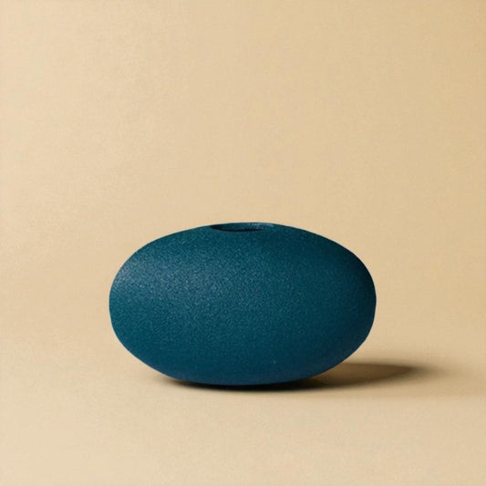 Vase Céramique moderne bleu foncé type 4