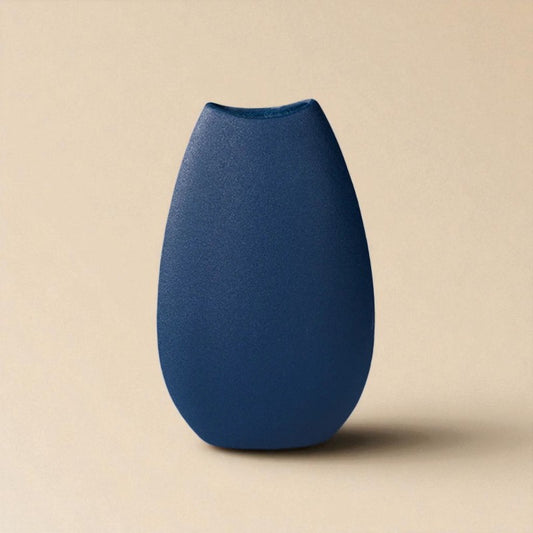 Vase Céramique moderne bleu foncé type 8