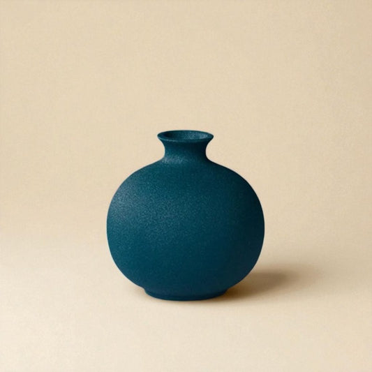 Vase Céramique moderne bleu foncé type 1