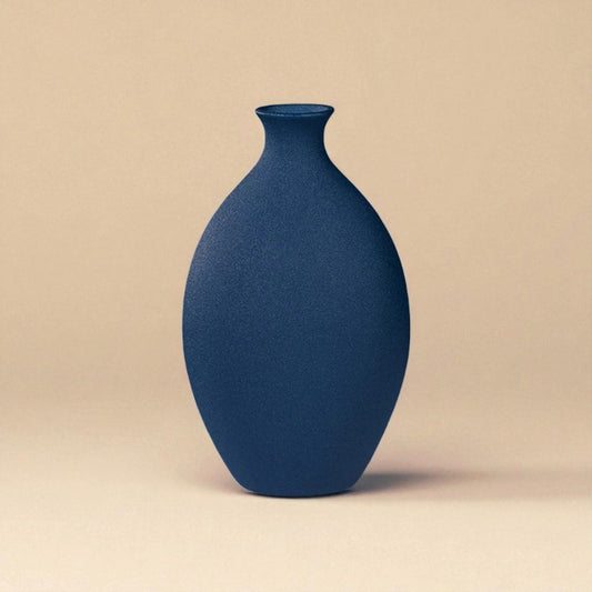 Vase Céramique moderne bleu foncé type 12