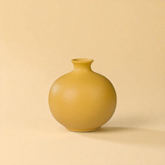 Vase Céramique moderne jaune type 1