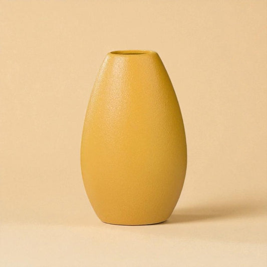 Vase Céramique moderne jaune type 6