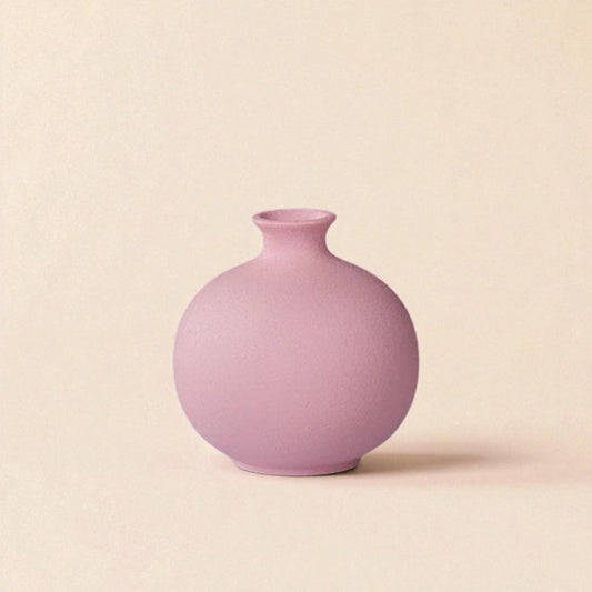 Vase Céramique moderne rose type 4