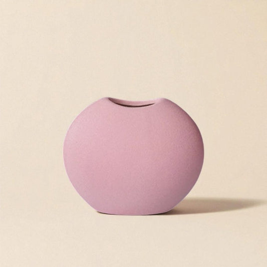 Vase Céramique moderne rose type 5