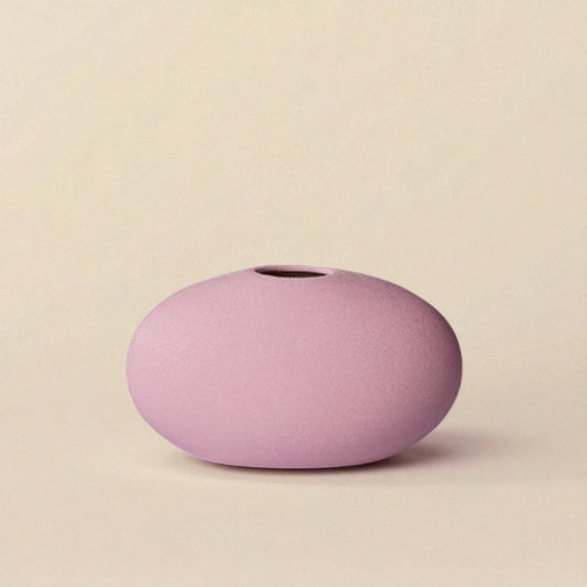 Vase Céramique moderne rose type 6