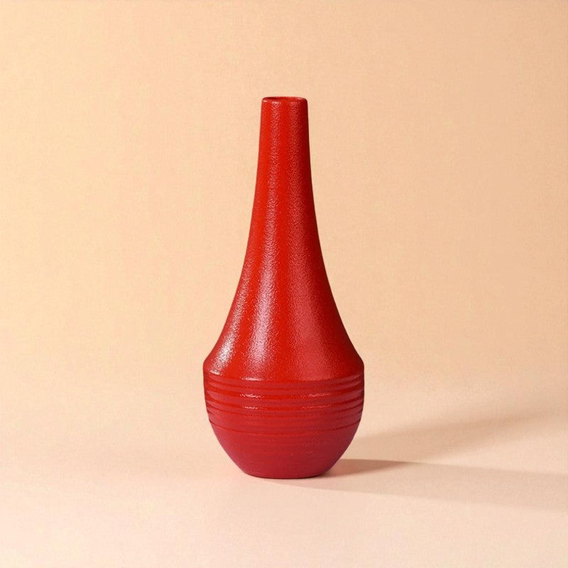 Vase Céramique moderne rouge type 2