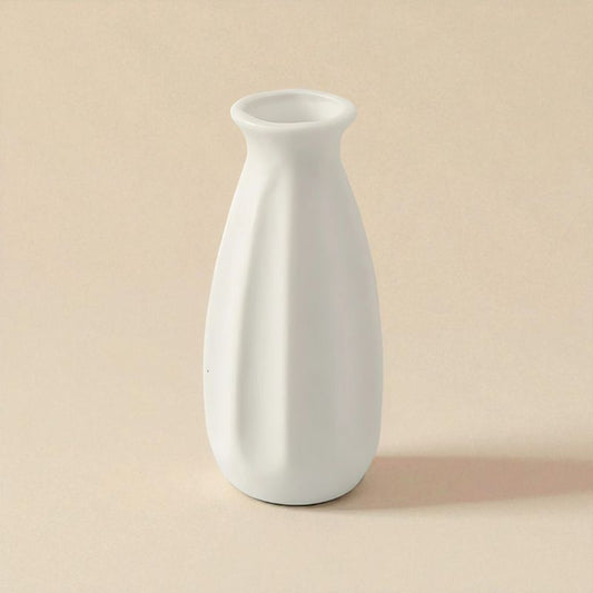Vase céramique blanc type 10